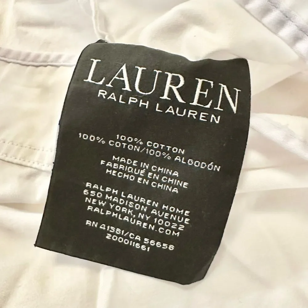 Ralph Lauren Spencer border satin pillowcase - king- used